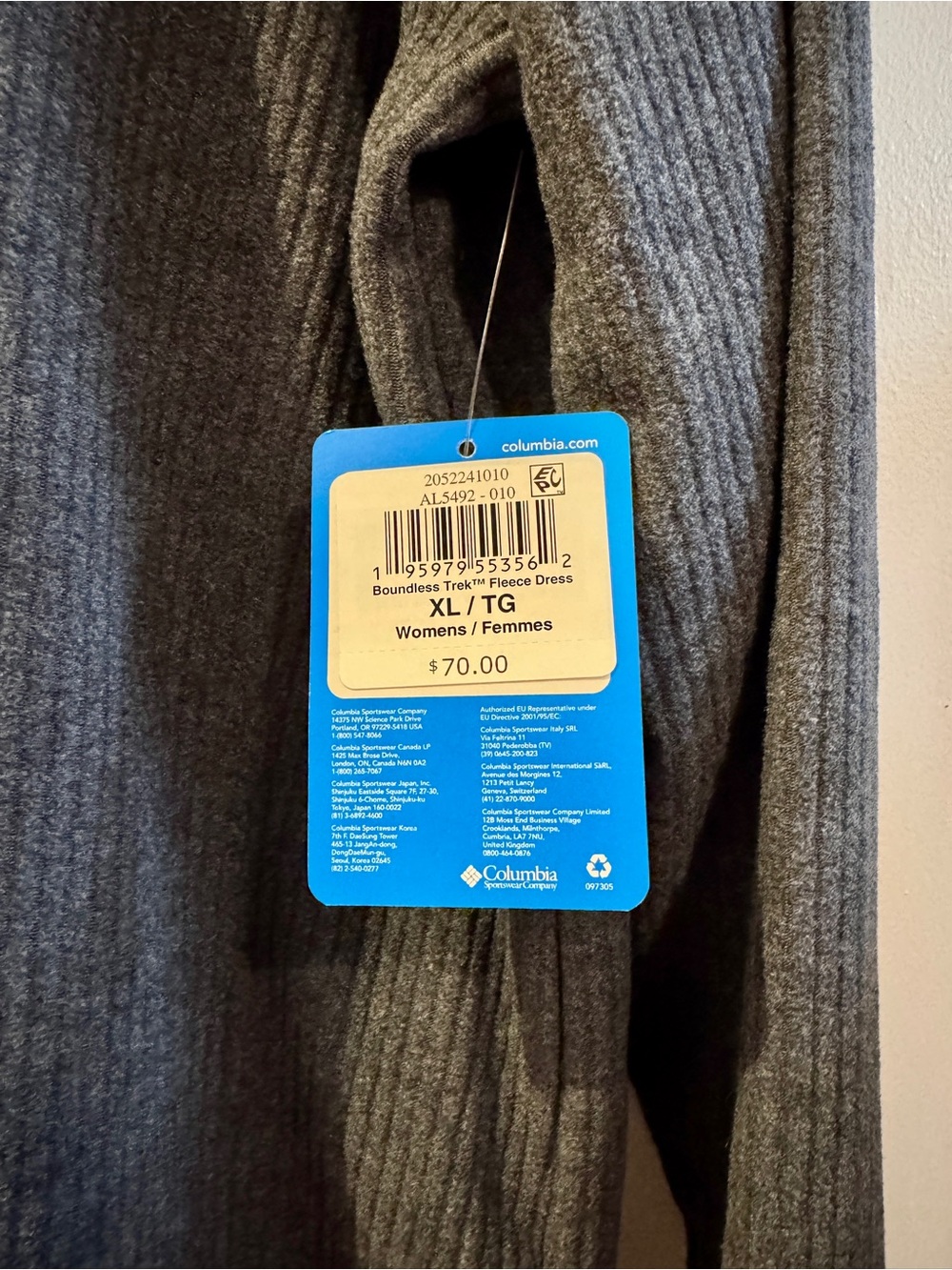 Columbia Women's Boundless Trek™ Fleece Dress - Picture 6 of 8